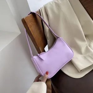 Vintage Retro Totes Bags For Women 2020 Fashion Handbag Soft Leather Female Small Subaxillary Bag Casual Retro Mini Shoulder Bag Fashion Nova Bags