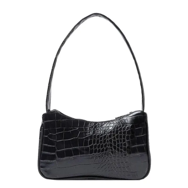 Vintage Retro Totes Bags For Women 2020 Fashion Handbag Soft Leather Female Small Subaxillary Bag Casual Retro Mini Shoulder Bag Fashion Nova Bags