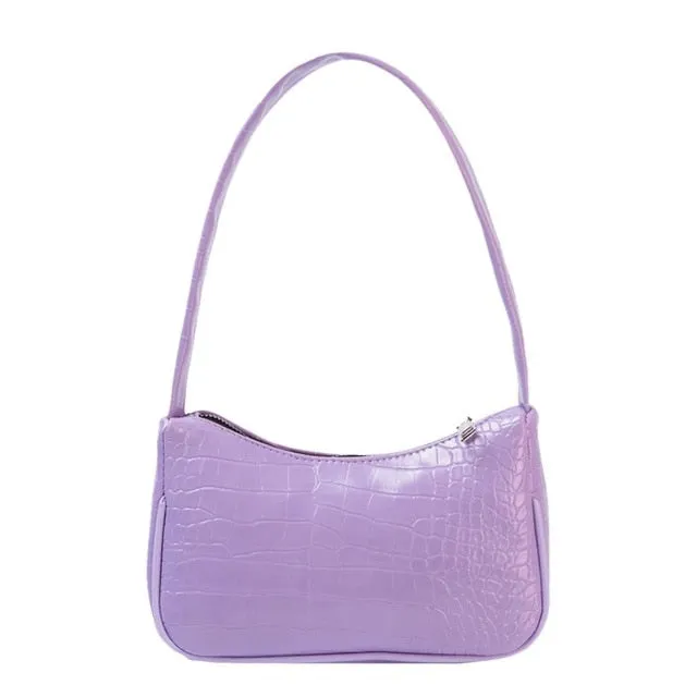 Vintage Retro Totes Bags For Women 2020 Fashion Handbag Soft Leather Female Small Subaxillary Bag Casual Retro Mini Shoulder Bag Fashion Nova Bags
