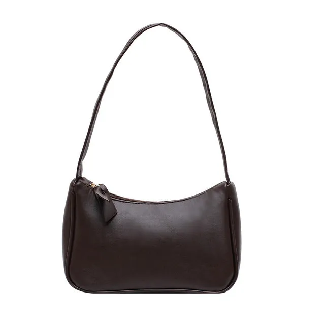 Vintage Retro Totes Bags For Women 2020 Fashion Handbag Soft Leather Female Small Subaxillary Bag Casual Retro Mini Shoulder Bag Fashion Nova Bags