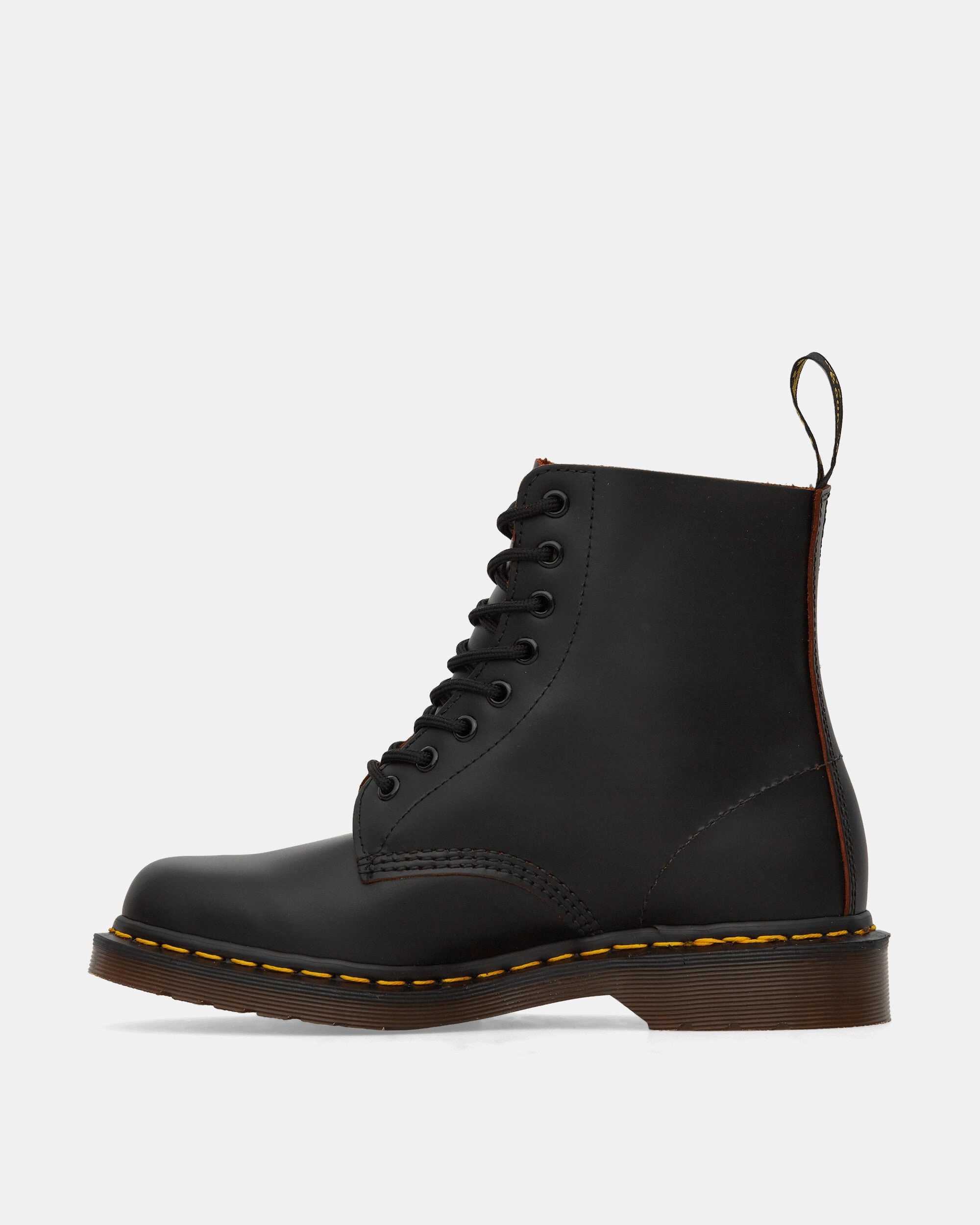 Vintage 1460 Ankle Boots Black Smooth Leather Boots