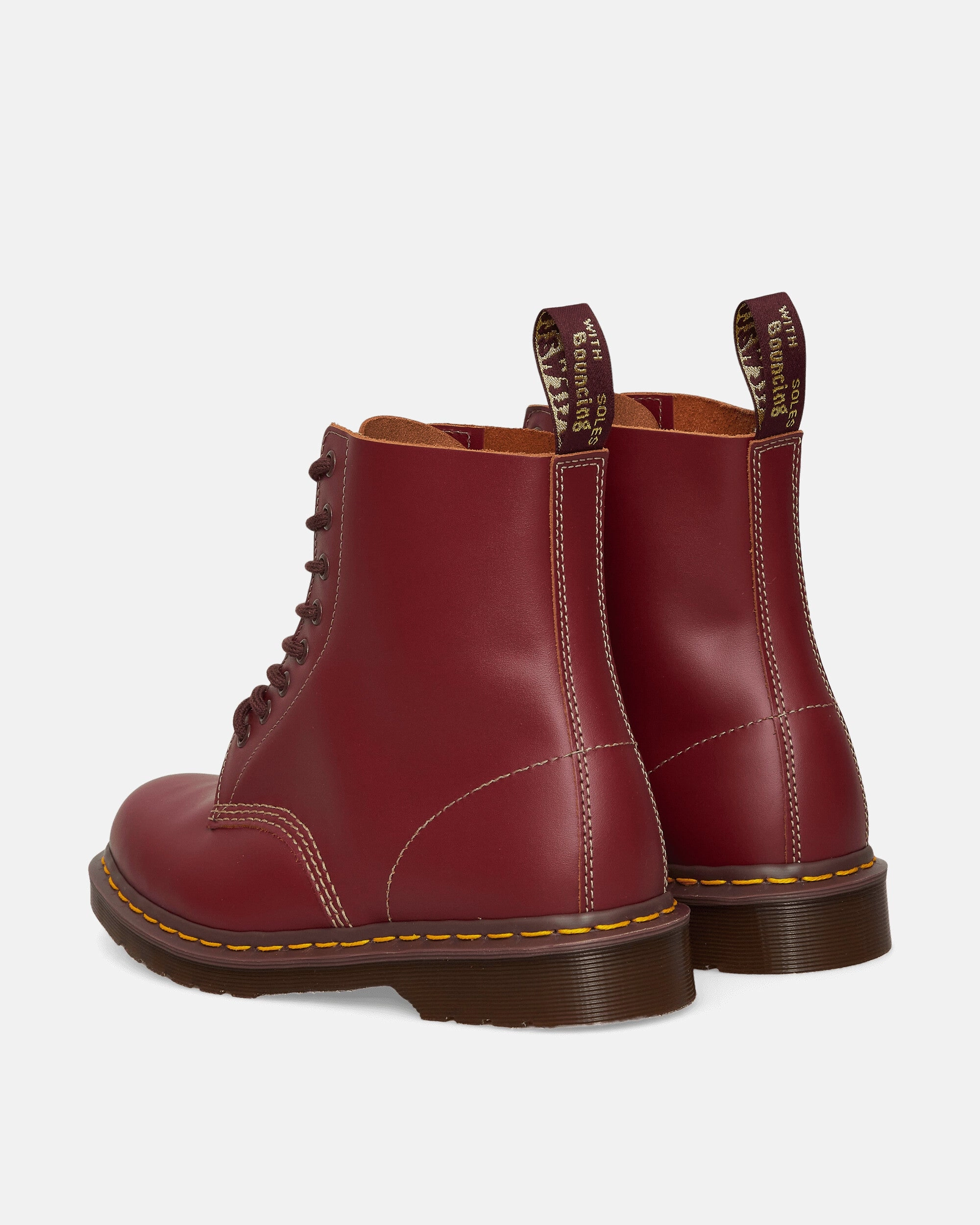 Vintage 1460 Ankle Boots Oxblood Smooth Leather Boots