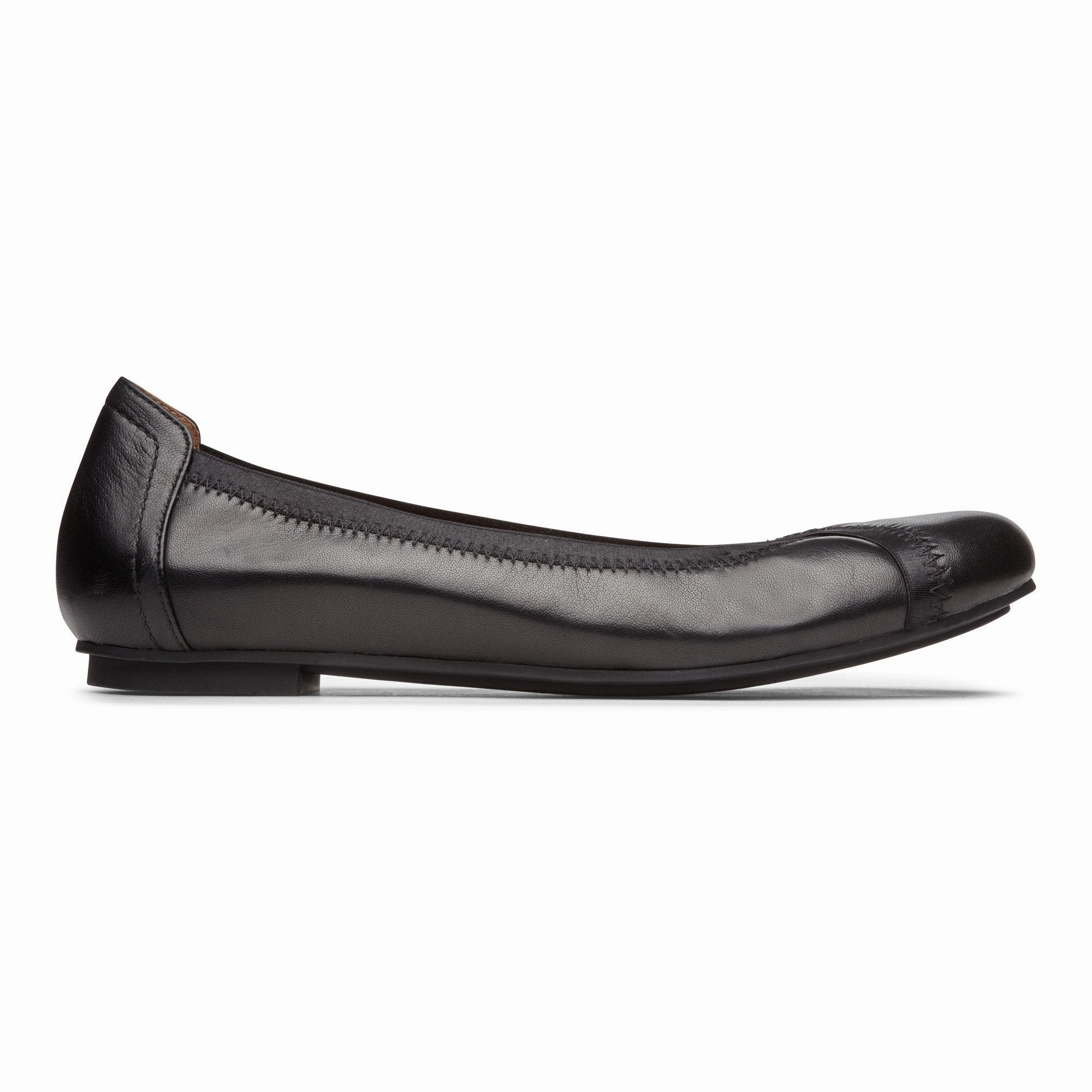 VIONIC CAROLL FLAT BLACK MEDIUM AND WIDE Vionic orthotic support shoes