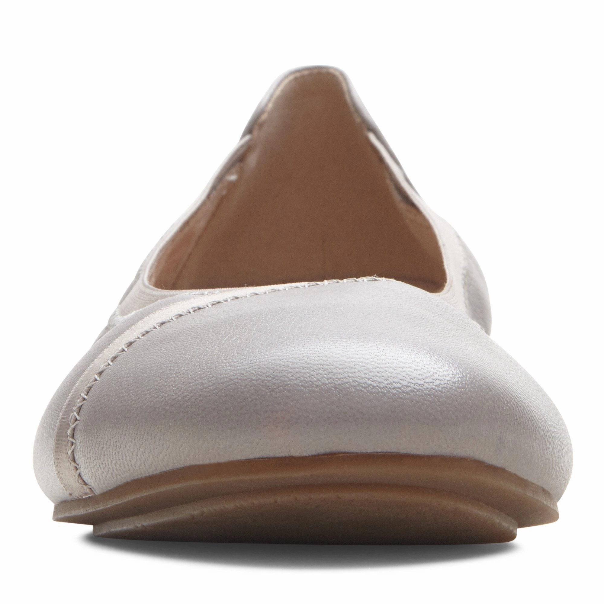 VIONIC CAROLL FLAT LIGHT GREY Vionic orthotic support shoes