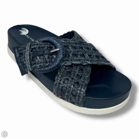 Welti Sandals By Marc Fisher In Navy, Size: 7 Marc Fisher fashion shoes with block heels