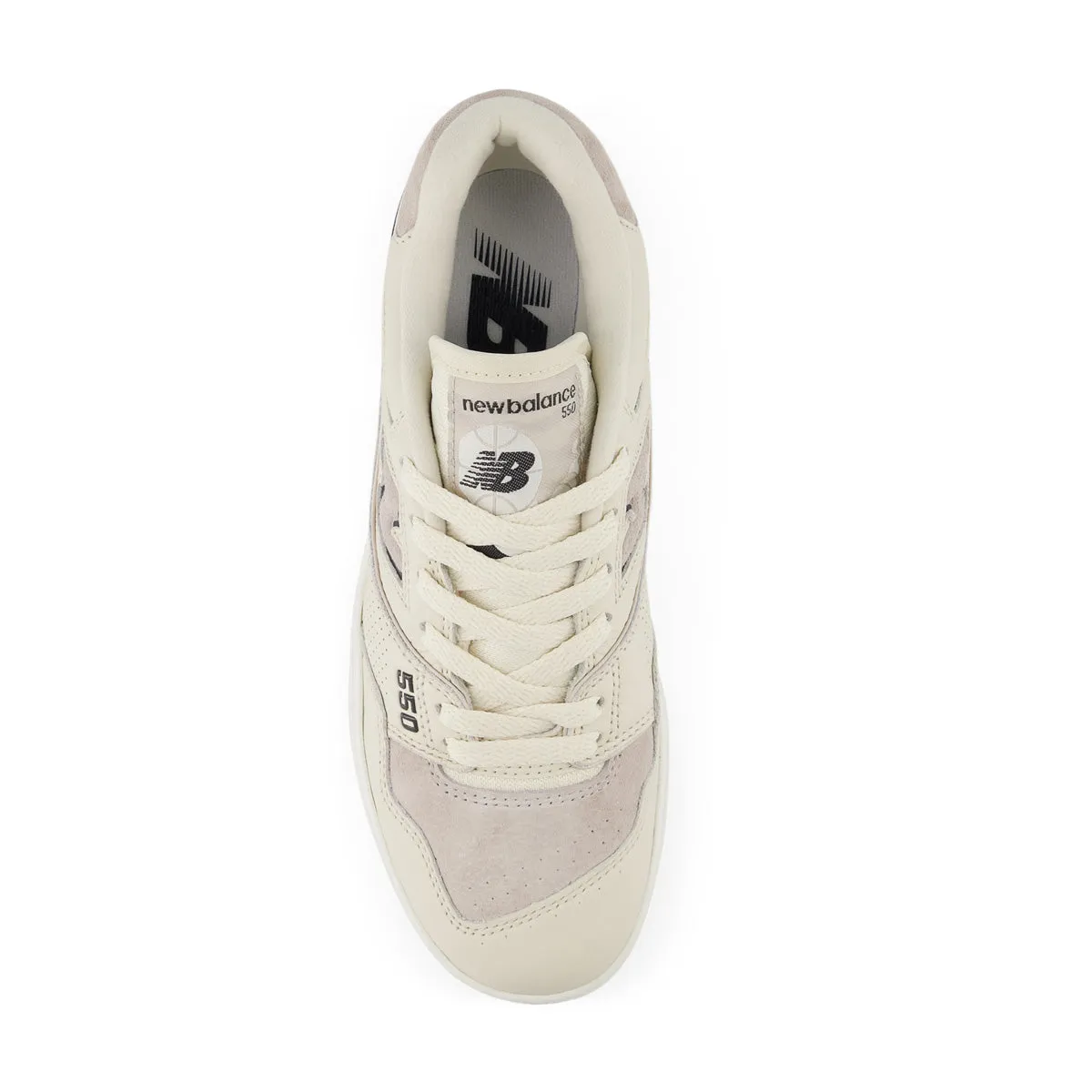 Wmns 550 'Linen With Moonrock and Phantom' New Balance sneaker close-ups