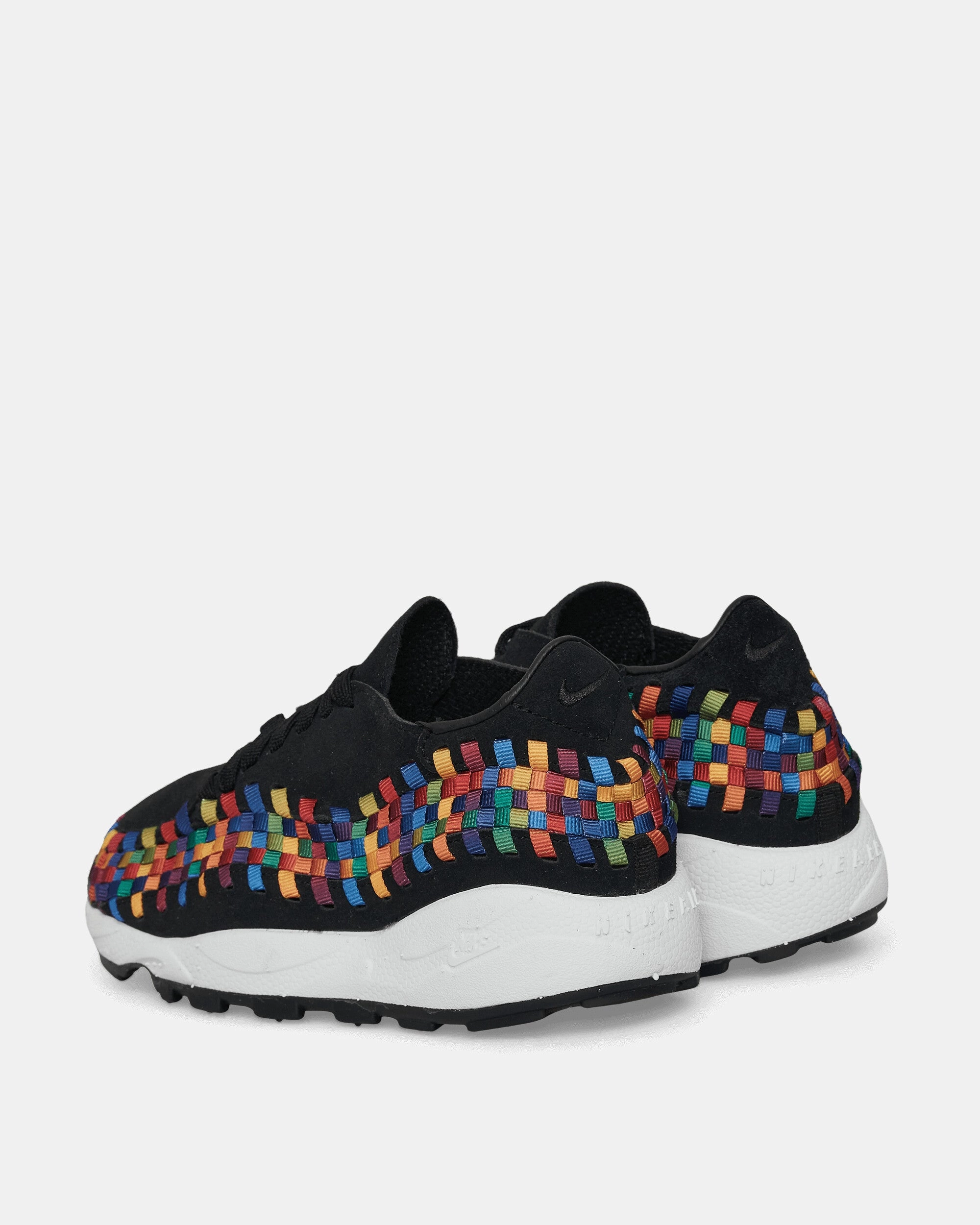 Women's Air Footscape Woven Sneakers Black / Multicolor Flexible Shoes