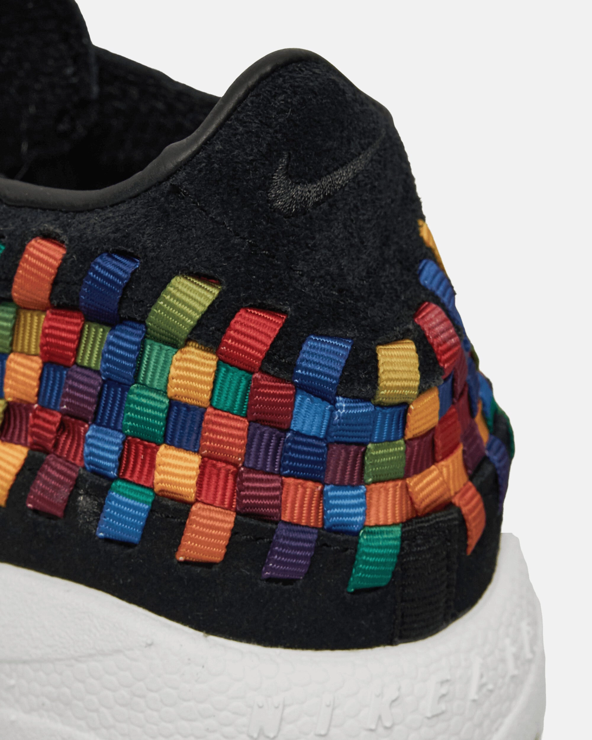 Women's Air Footscape Woven Sneakers Black / Multicolor Flexible Shoes