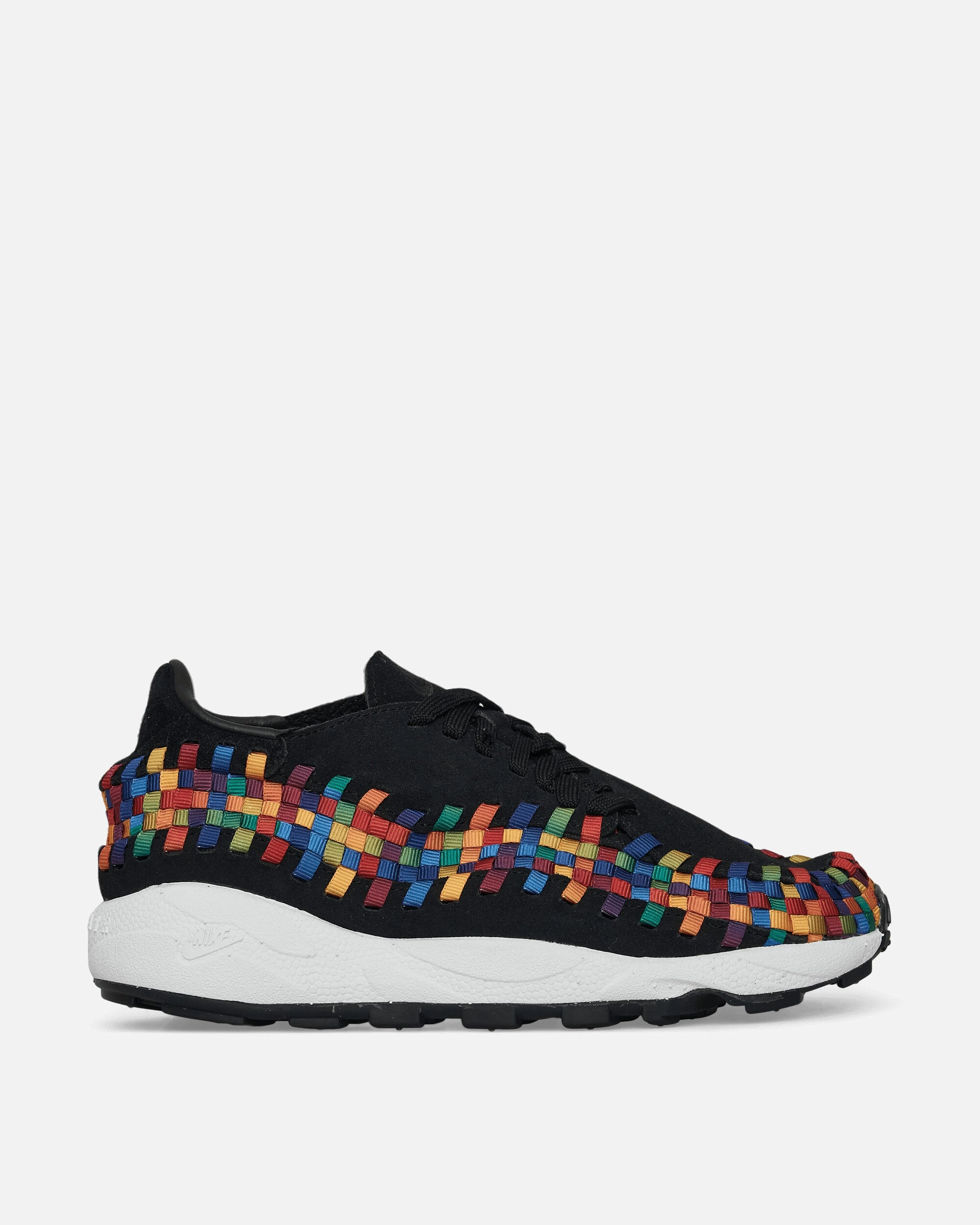 Women's Air Footscape Woven Sneakers Black / Multicolor Flexible Shoes