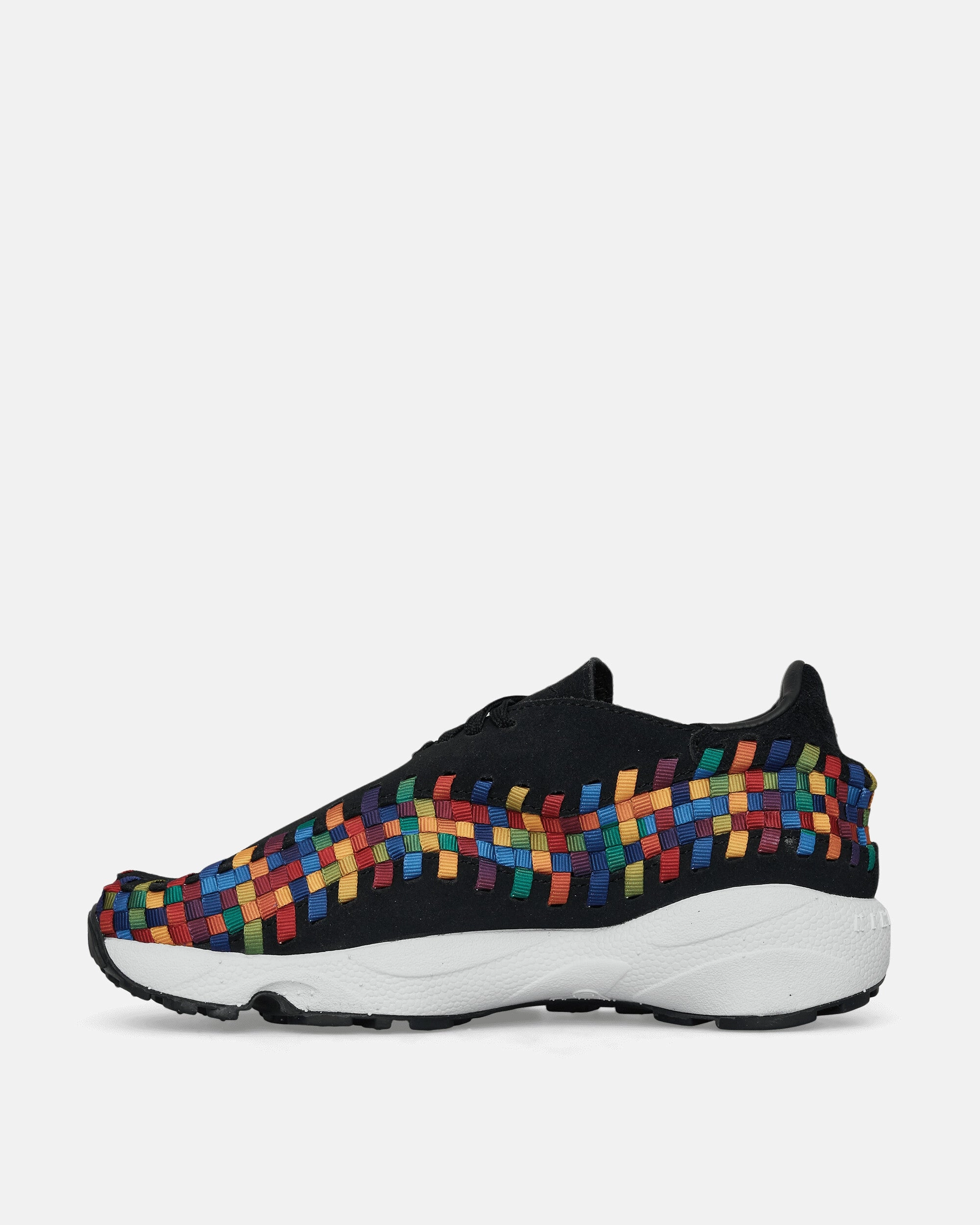 Women's Air Footscape Woven Sneakers Black / Multicolor Flexible Shoes