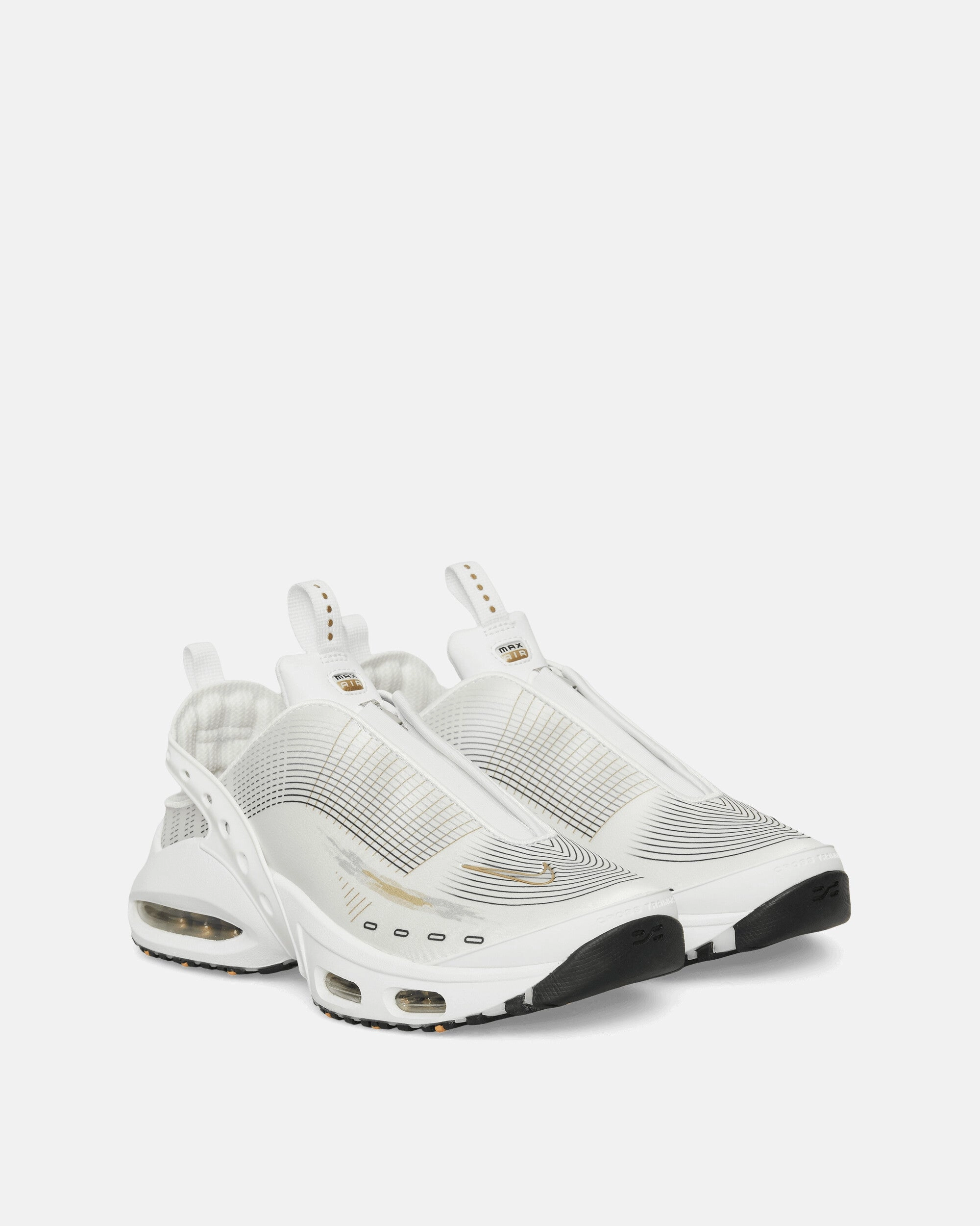 Women's Air Max Craze Sneakers White / Metallic Gold Flexible Shoes