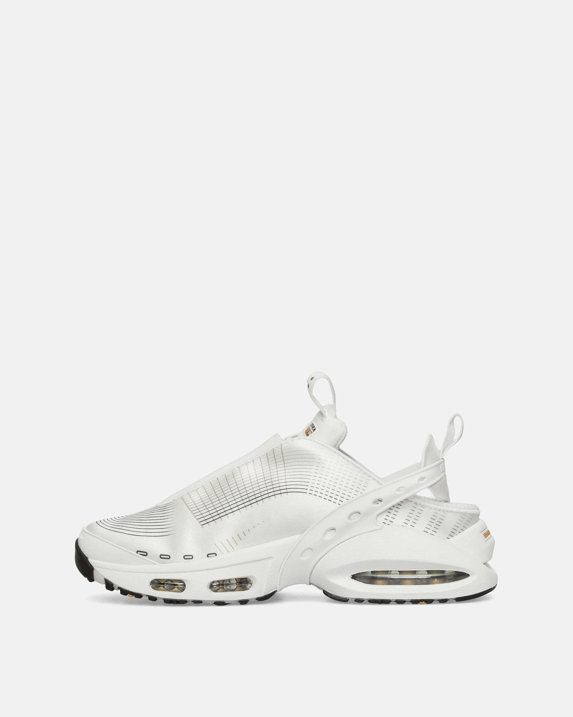 Women's Air Max Craze Sneakers White / Metallic Gold Flexible Shoes