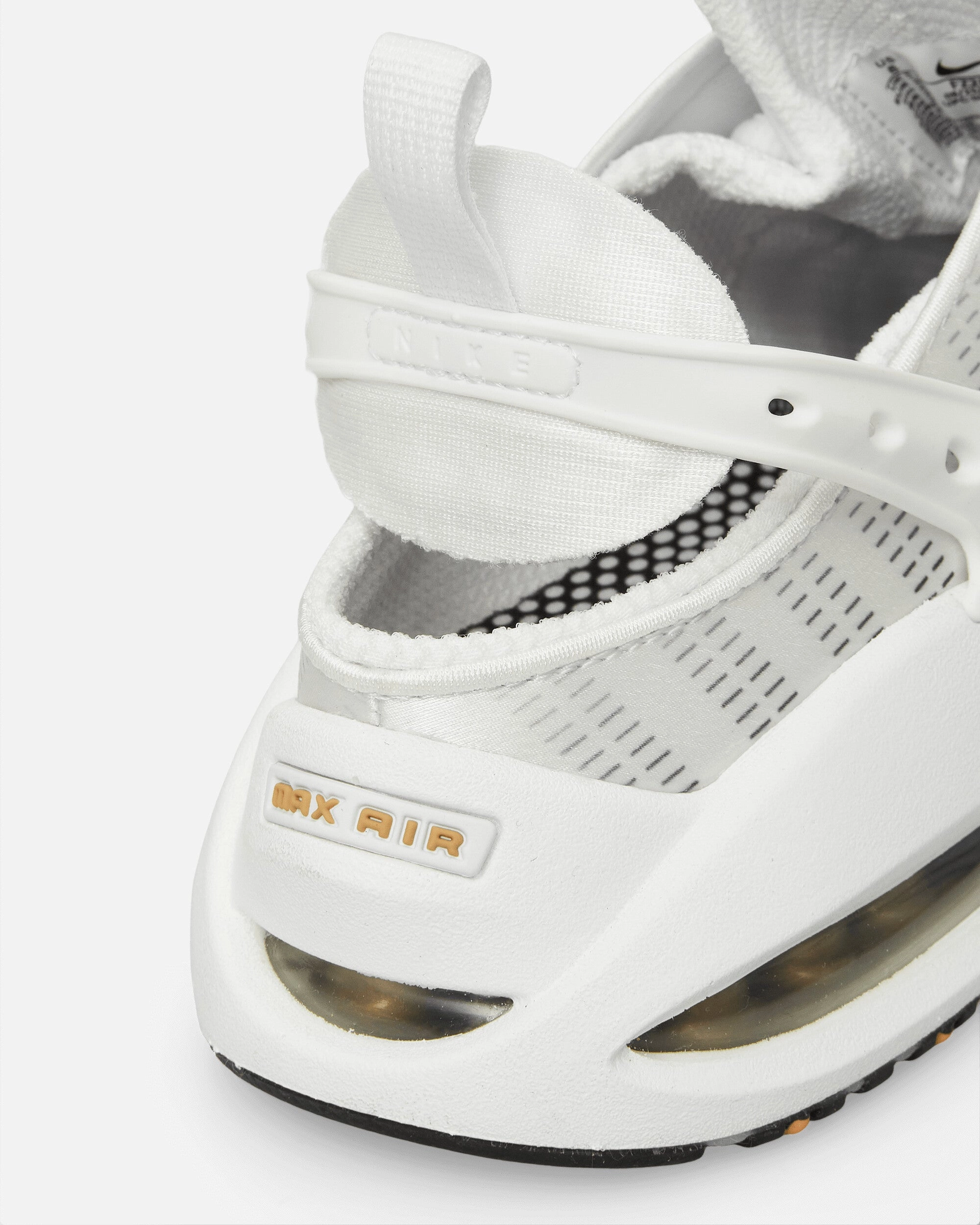 Women's Air Max Craze Sneakers White / Metallic Gold Flexible Shoes