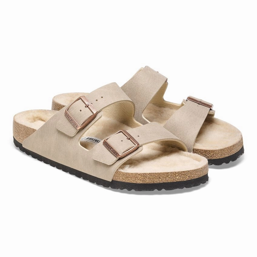 Women's Arizona Shearling Contoured Comfort Sandals