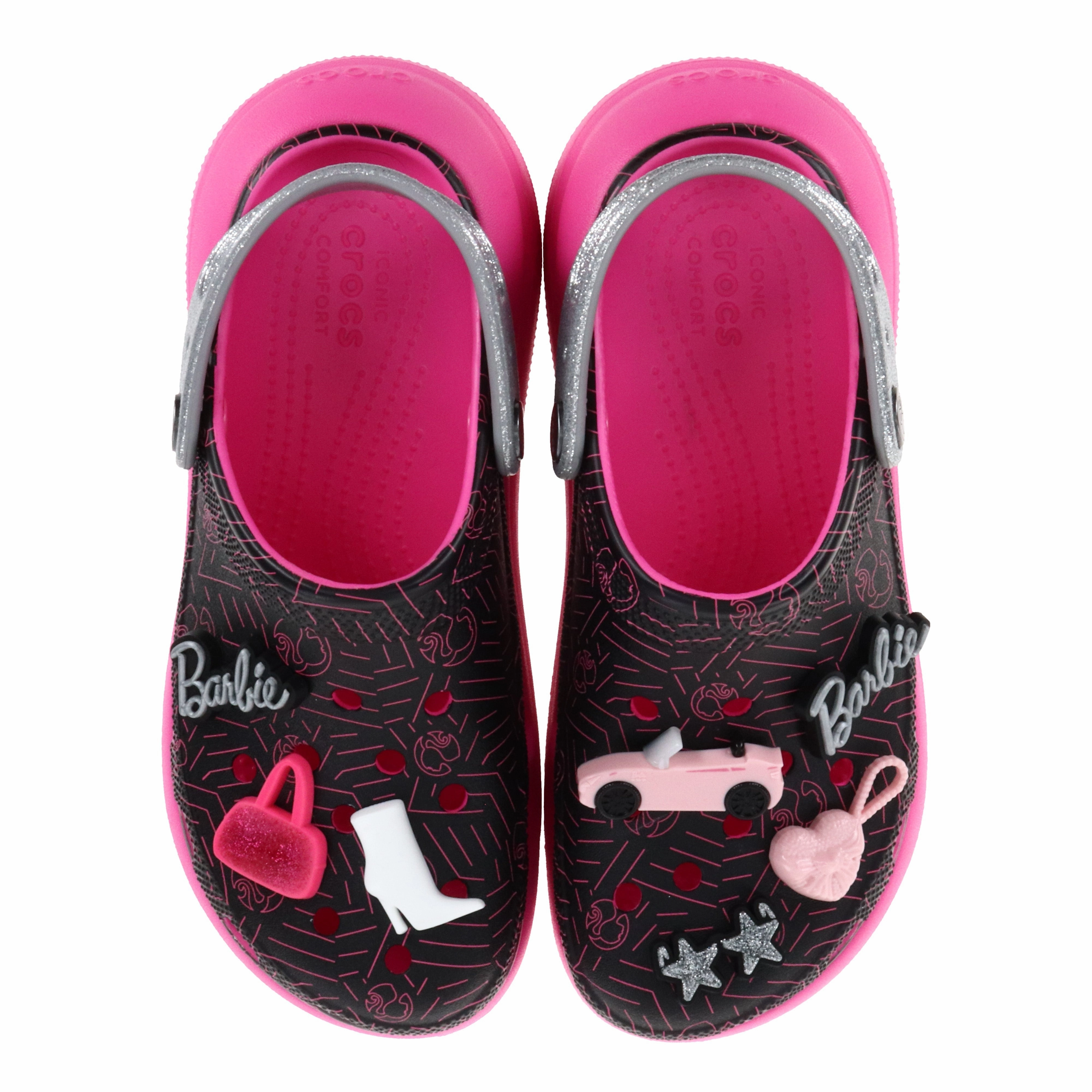 Women's Barbie Crush Clog Crocs slip-on shoes for casual use