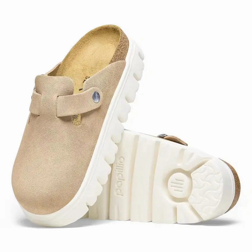 Women's Birkenstock Boston Chunky  Iconic Clog with a Bold Platform Birkenstock ergonomic sandals