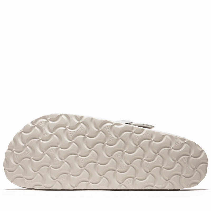 Women's Birkenstock Boston Soft Footbed Suede - Antique White Birdsoles eco-friendly shoe options