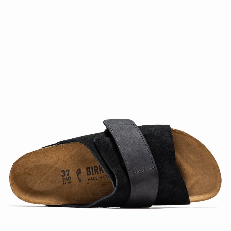 Women's Birkenstock Kyoto Suede - Black Birdsoles eco-friendly shoe options