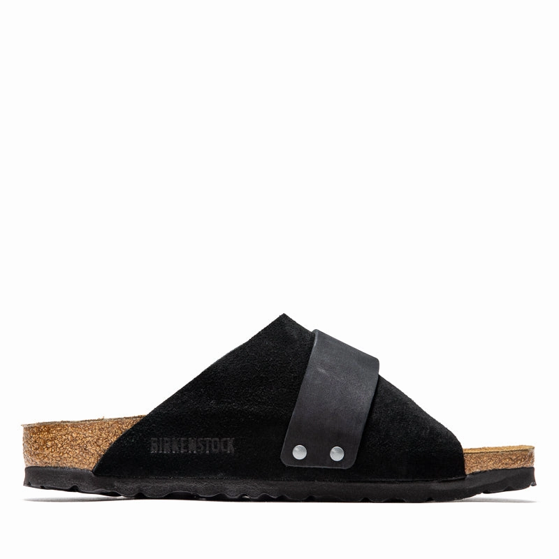 Women's Birkenstock Kyoto Suede - Black Birdsoles eco-friendly shoe options