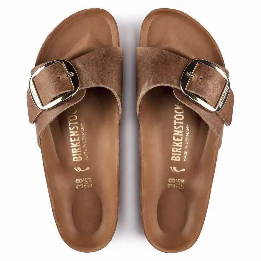 Women's Birkenstock Madrid Big Buckle  Iconic Style with Timeless Comfort Birkenstock ergonomic sandals
