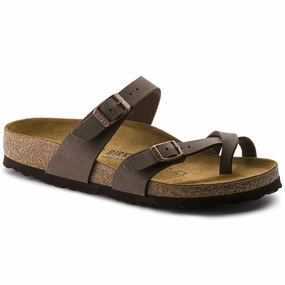 Women's Birkenstock Mayari Birkibuc  Elegant & Supportive Sandal Birkenstock soft footbed slides for casual wear