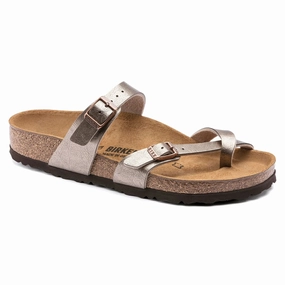 Women's Birkenstock Mayari Birko-Flor  Stylish & Supportive Sandal Birkenstock soft footbed slides for casual wear