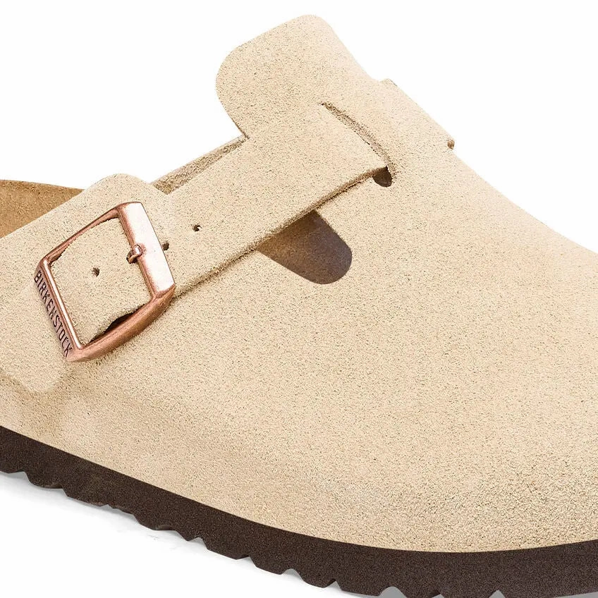 Women's Boston Suede Birkenstock ergonomic sandals