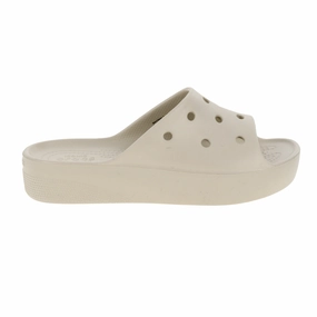 Women's Classic Platform Slide Crocs slip-on shoes for casual use
