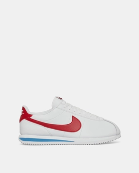 Women's Cortez Sneakers White / Varsity Red Nike breathable sports sneakers for comfort