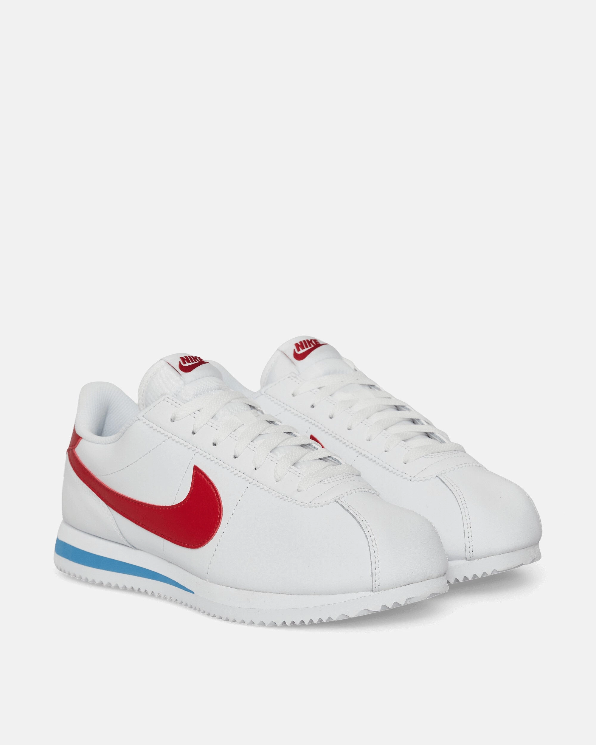 Women's Cortez Sneakers White / Varsity Red Flexible Shoes