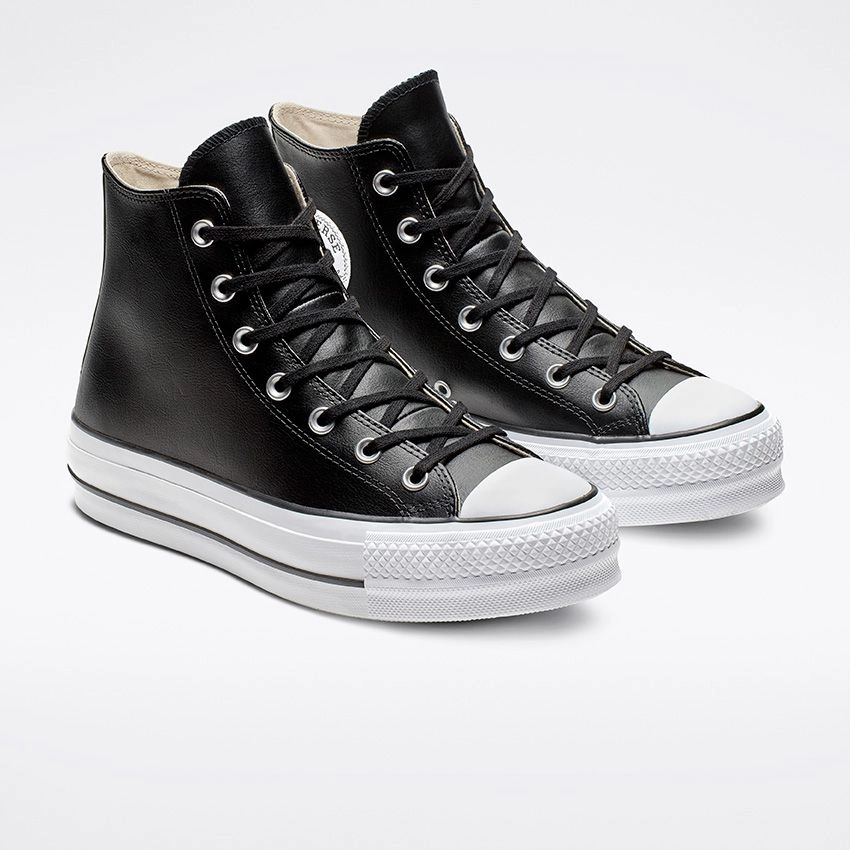 Women's CT All Star Lift Leather High Top Vintage Chuck Style