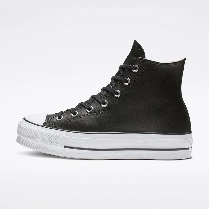 Women's CT All Star Lift Leather High Top Vintage Chuck Style