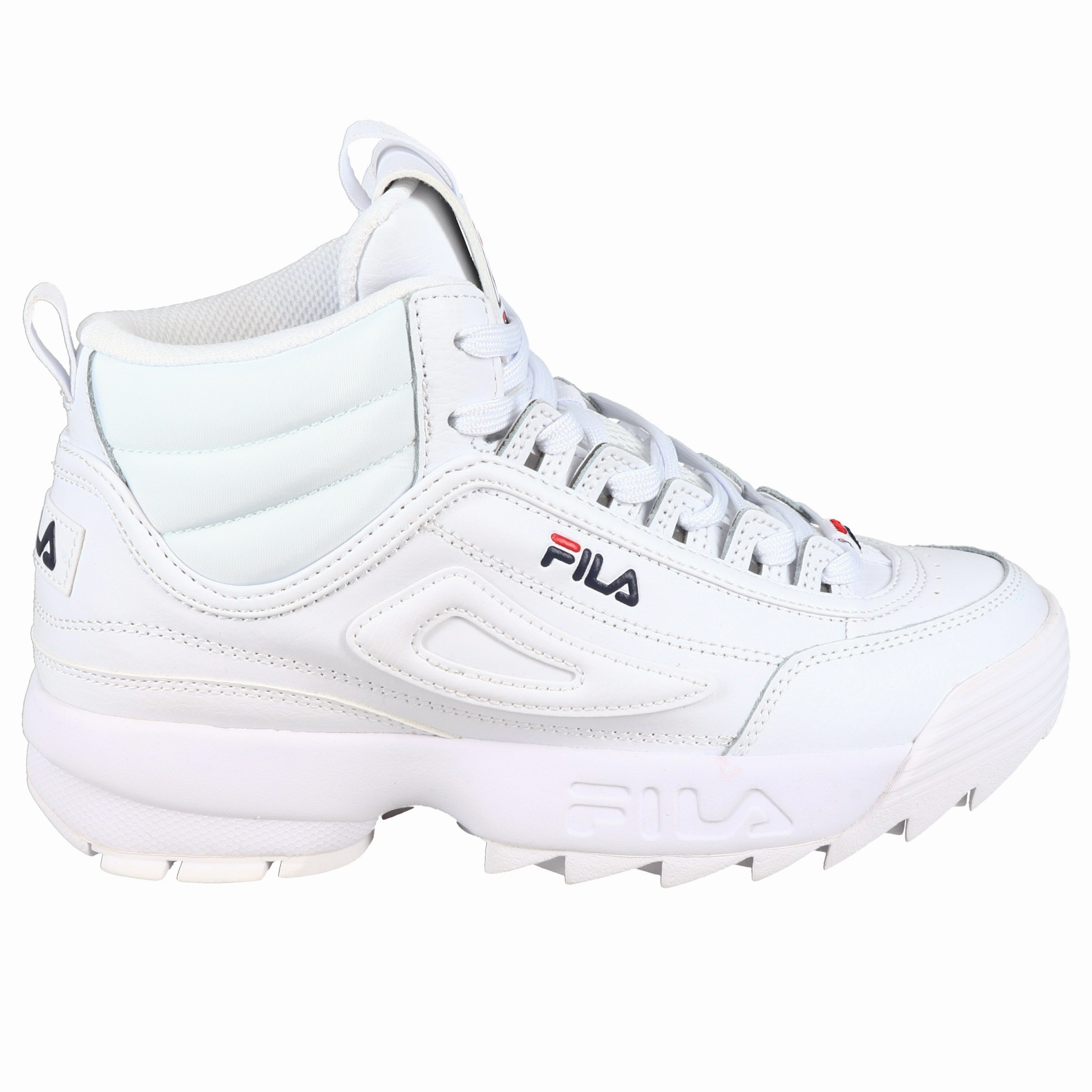 Women's Disruptor II Mid Fila shoe designs
