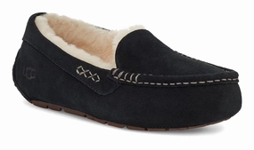 Women's UGG Ansley  Classic Suede Moccasin with Wool Lining Ugg cozy winter footwear styles