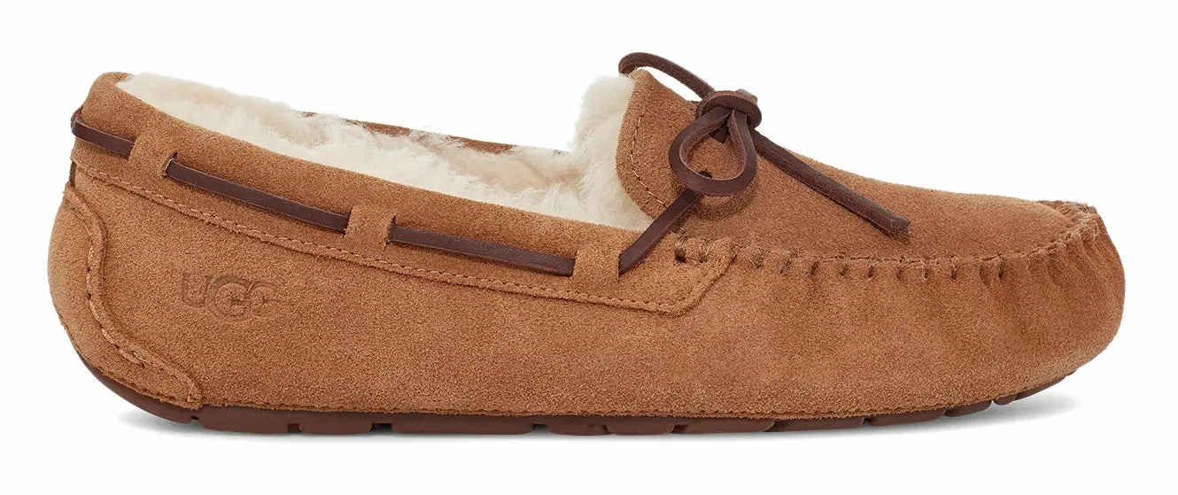 Women's UGG Dakota  Cozy Suede Moccasin with Wool Lining Ugg cozy footwear visuals