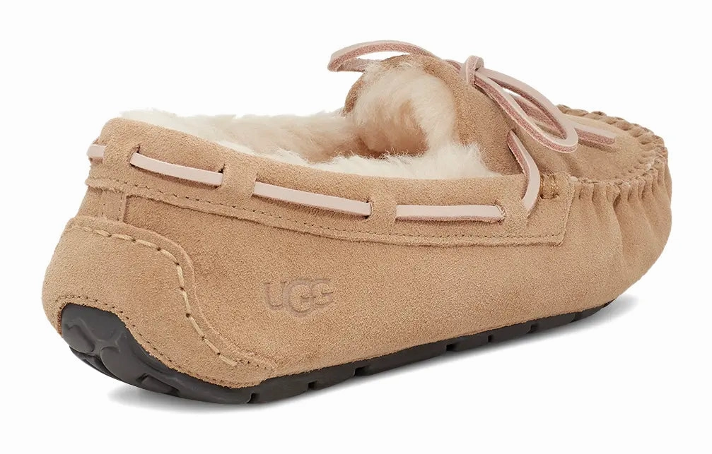 Women's UGG Dakota  Cozy Suede Moccasin with Wool Lining Ugg cozy footwear visuals