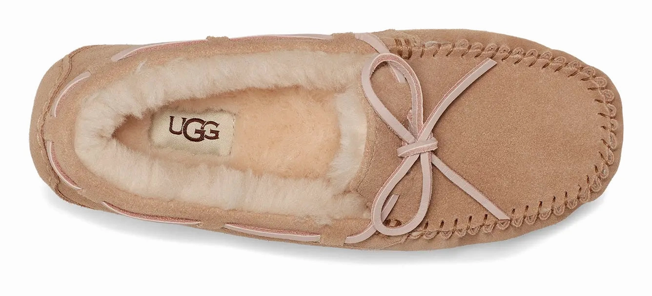 Women's UGG Dakota  Cozy Suede Moccasin with Wool Lining Ugg cozy footwear visuals