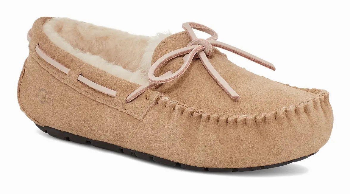 Women's UGG Dakota  Cozy Suede Moccasin with Wool Lining Ugg cozy footwear visuals
