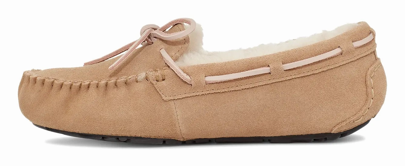 Women's UGG Dakota  Cozy Suede Moccasin with Wool Lining Ugg cozy footwear visuals