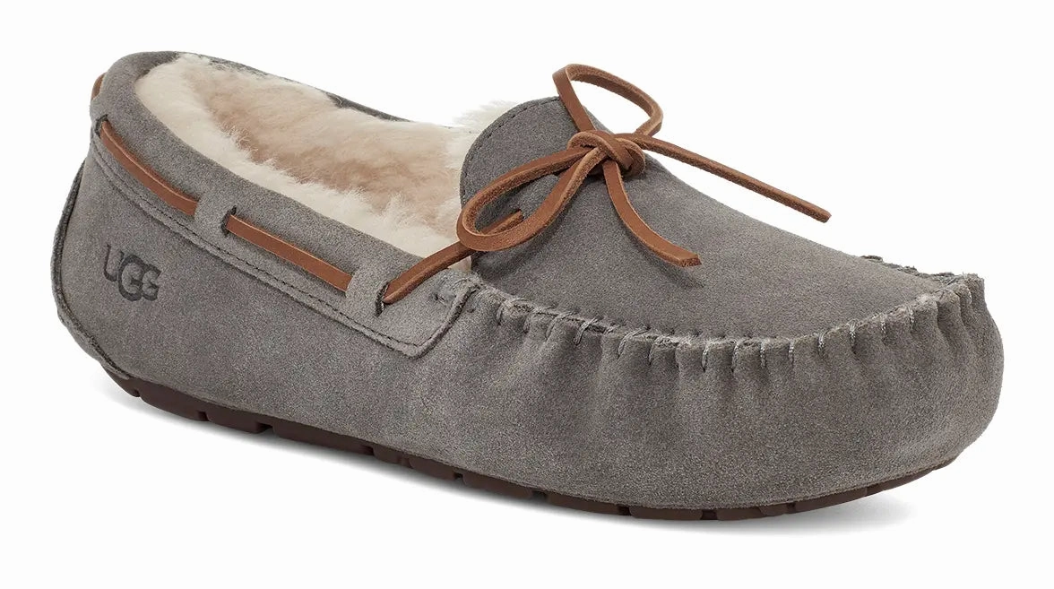 Women's UGG Dakota  Cozy Suede Moccasin with Wool Lining Ugg cozy footwear visuals