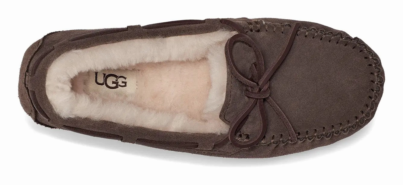 Women's UGG Dakota  Cozy Suede Moccasin with Wool Lining Ugg cozy footwear visuals