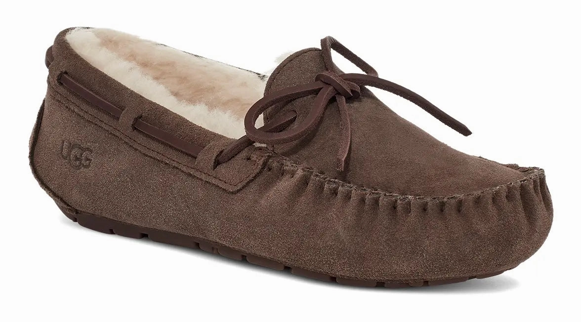 Women's UGG Dakota  Cozy Suede Moccasin with Wool Lining Ugg cozy footwear visuals