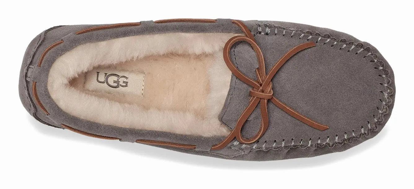 Women's UGG Dakota  Cozy Suede Moccasin with Wool Lining Ugg cozy footwear visuals