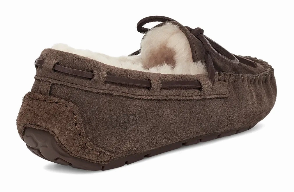 Women's UGG Dakota  Cozy Suede Moccasin with Wool Lining Ugg cozy footwear visuals