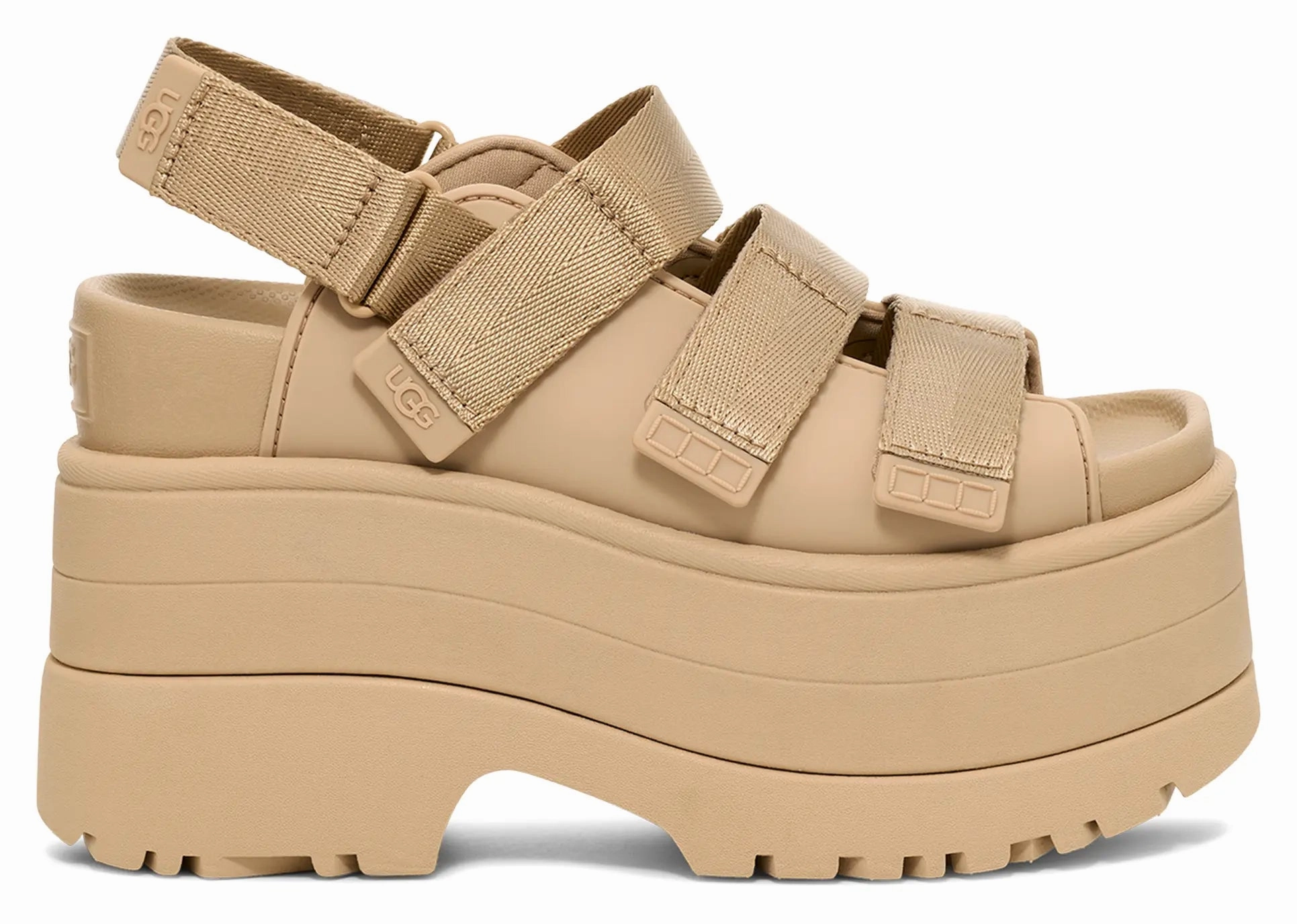 Women's UGG GoldenRise  Bold, Versatile Platform Sandals Ugg cozy footwear visuals