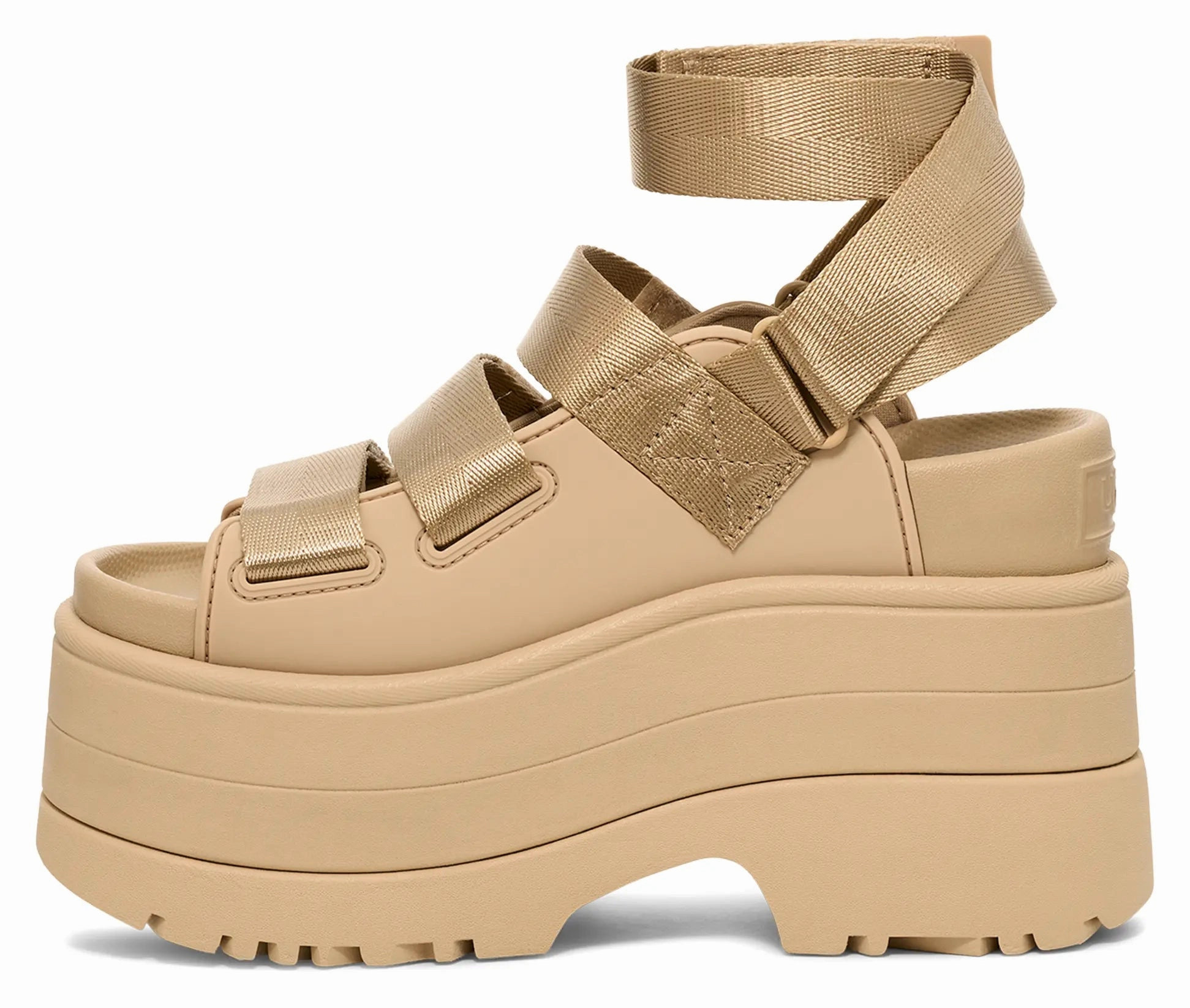 Women's UGG GoldenRise  Bold, Versatile Platform Sandals Ugg cozy footwear visuals
