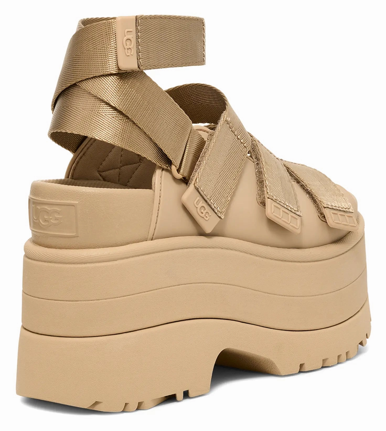 Women's UGG GoldenRise  Bold, Versatile Platform Sandals Ugg cozy footwear visuals