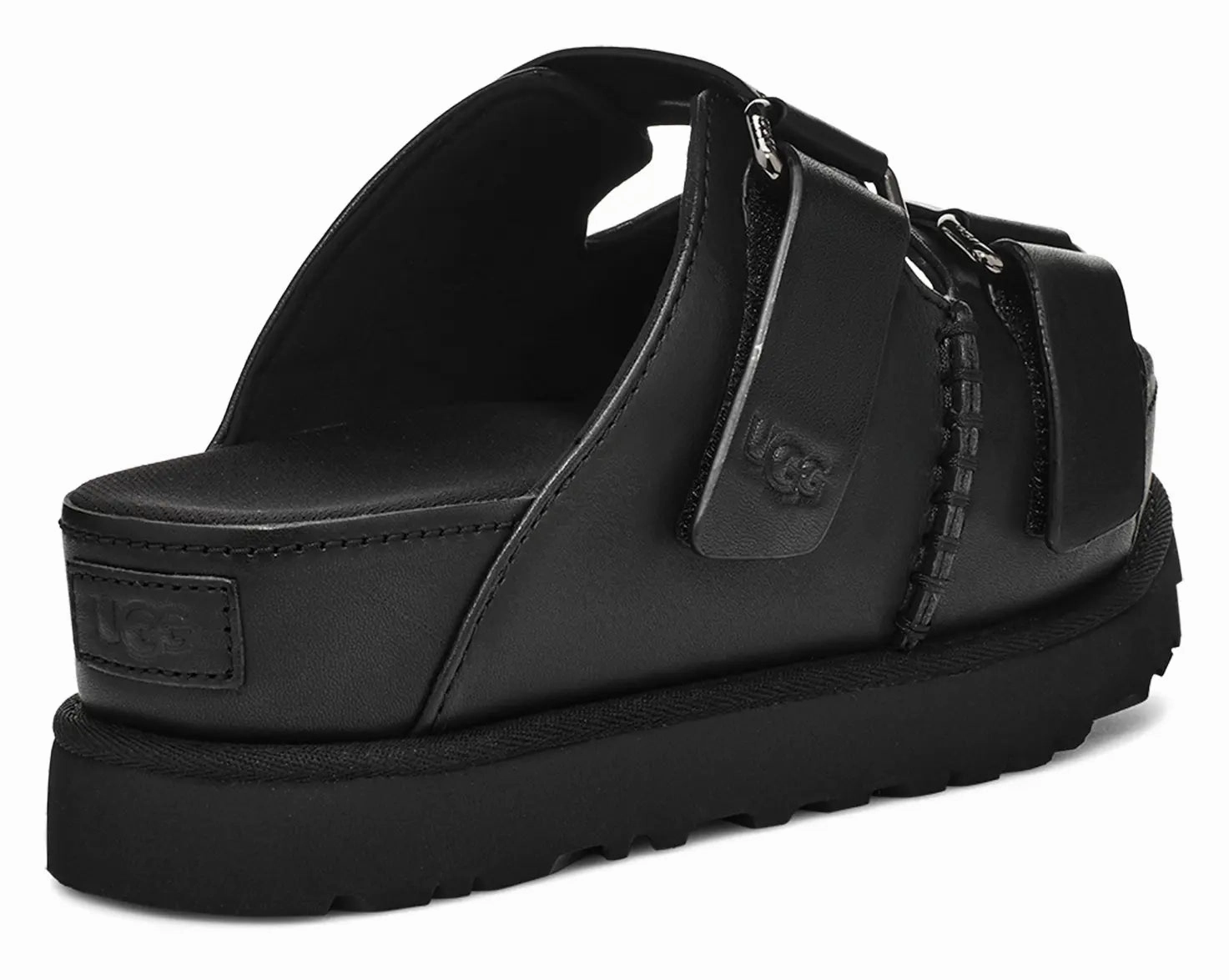 Women's UGG Goldenstar Hi Slide Leather  Elevated Comfort & Style Ugg cozy footwear visuals