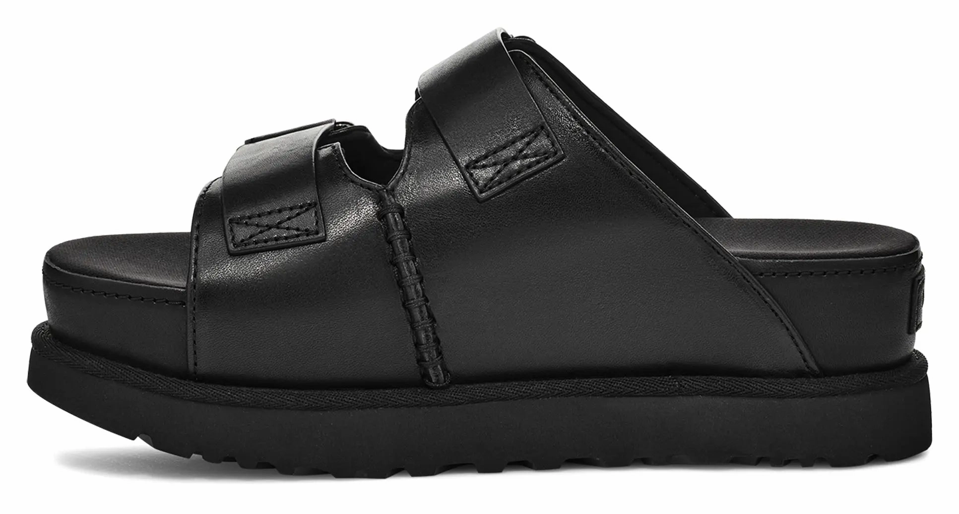 Women's UGG Goldenstar Hi Slide Leather  Elevated Comfort & Style Ugg cozy footwear visuals