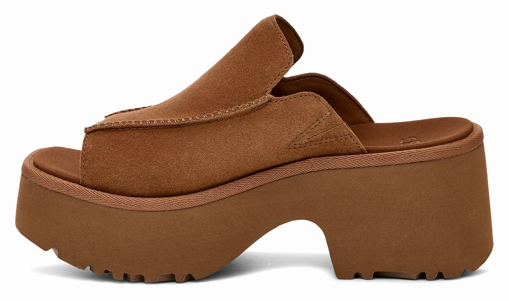 Women's UGG New Heights Slide  Chic & Comfortable Platform Sandals Ugg cozy footwear visuals